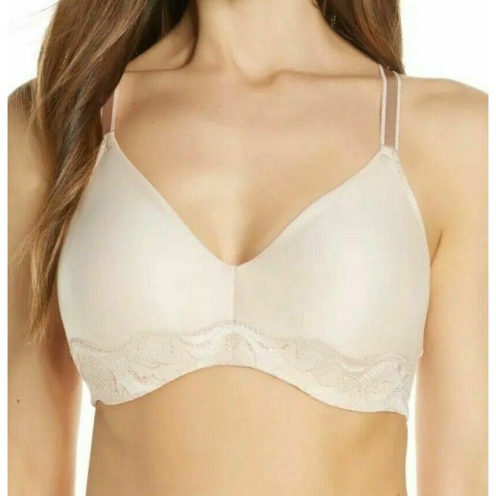 🆕WACOAL Style Standard Full Unpadded Convertible UW Bra 40D Rose Dust #855347 - Picture 1 of 8